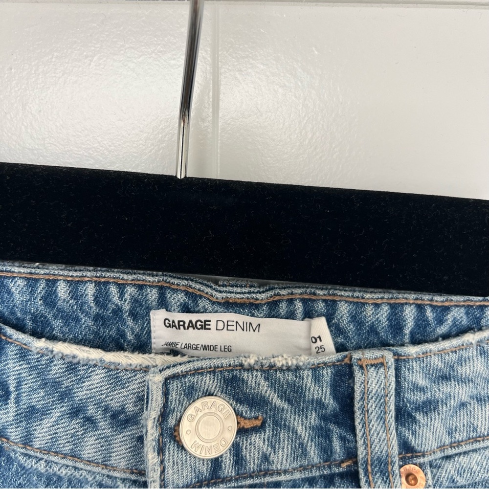Garage Wide Leg Denim Jeans - Picture 5 of 10